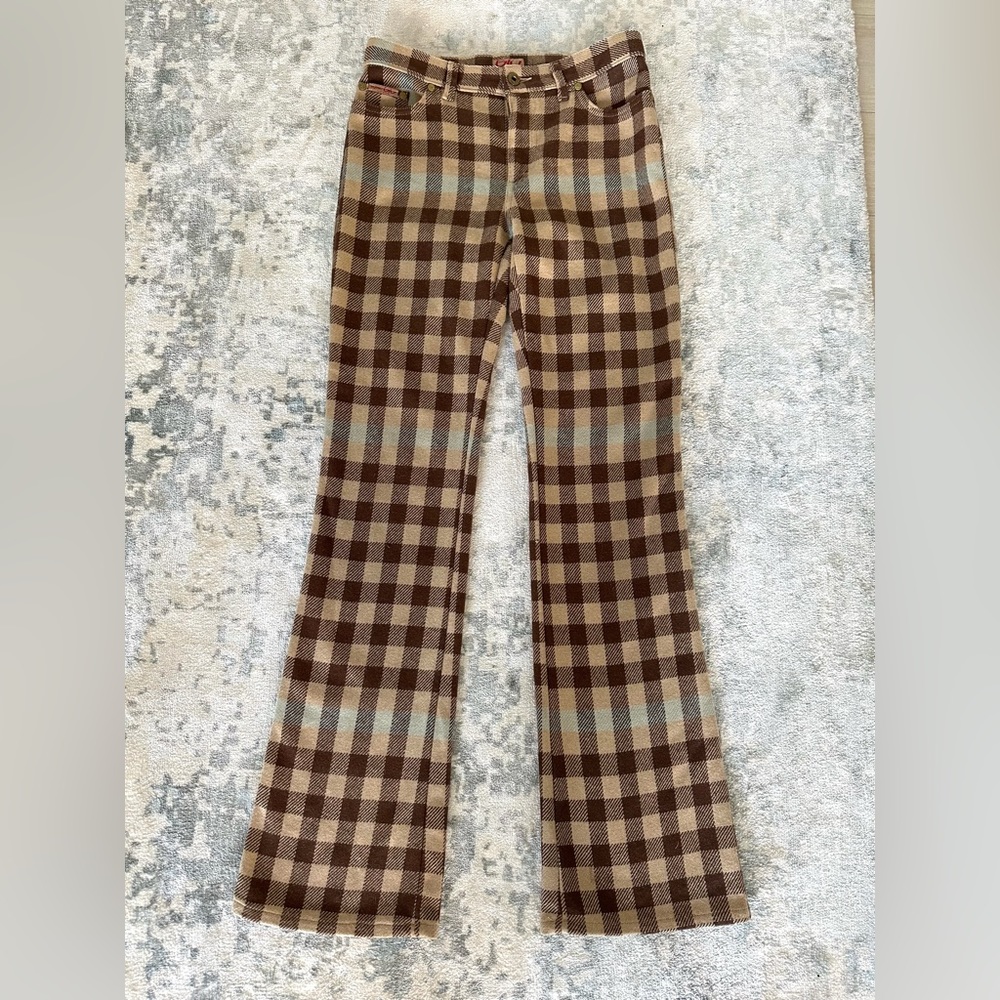 BYBLOS BLU plaid trousers